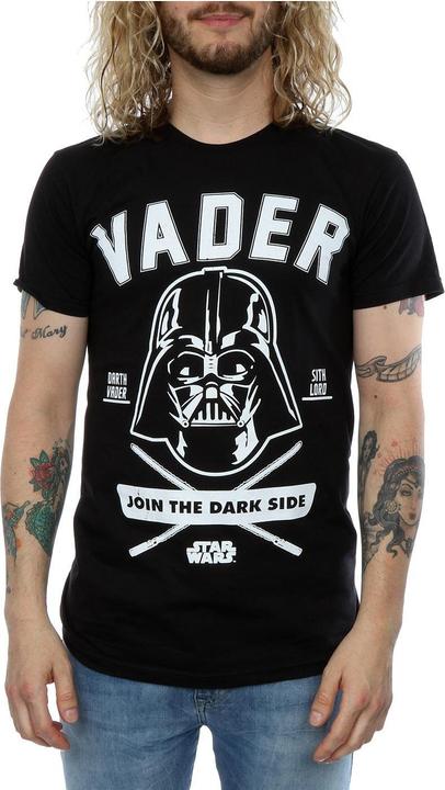 Actual product image Star Wars Mens Darth Vader Collegiate T-Shirt (L)