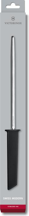 Produktbild Victorinox Swiss Modern, Abziehstahl, 23 cm, Mittelfeinzug, rund, Schwarz