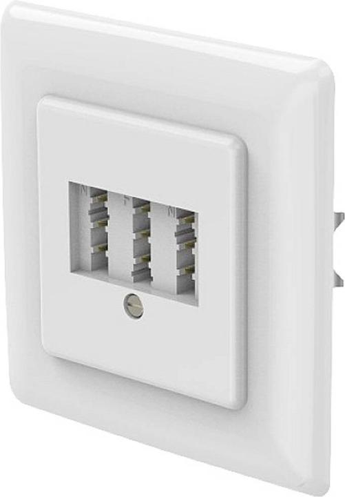 Produktbild Hama 00201144 Telefon-Anschlusskasten Weiss Kunststoff 1 Stück(e)