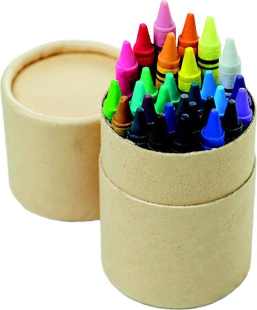 Actual product image MidOcean STRIPER Wax Based Crayon (Pack of 30) (Colored, Beige, 30 x)