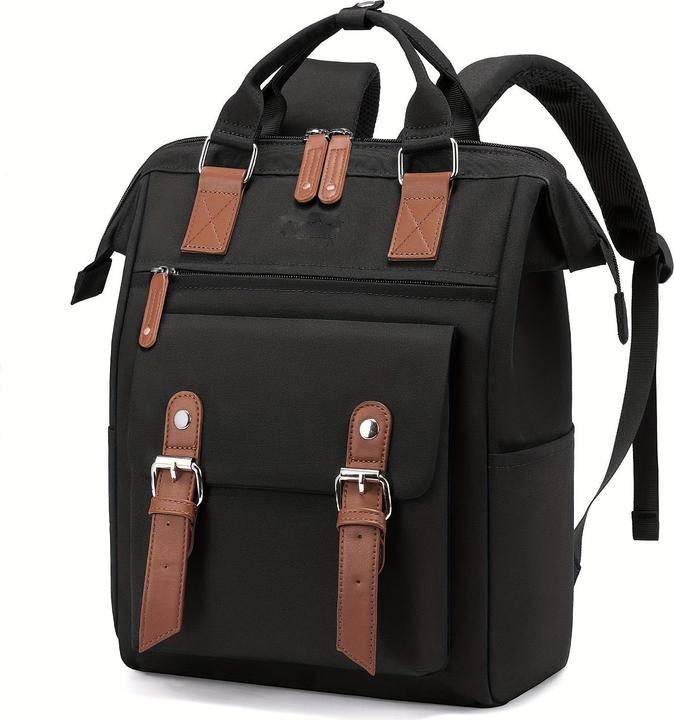 Only-Bags.Store Stilvoller kleiner Laptop-Rucksack - Modischer College Daypack mit verstellbaren Trägern, robustem