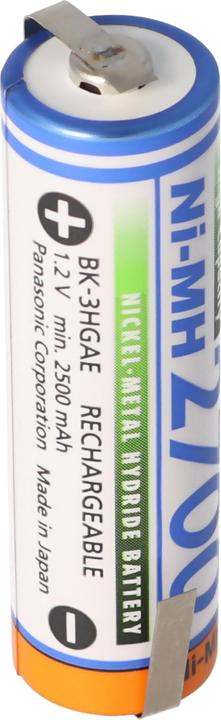 Image du produit Panasonic Accu Mignon AA HR-3U avec cosse à souder en forme de Z (1 pcs, AA, 2700 mAh)