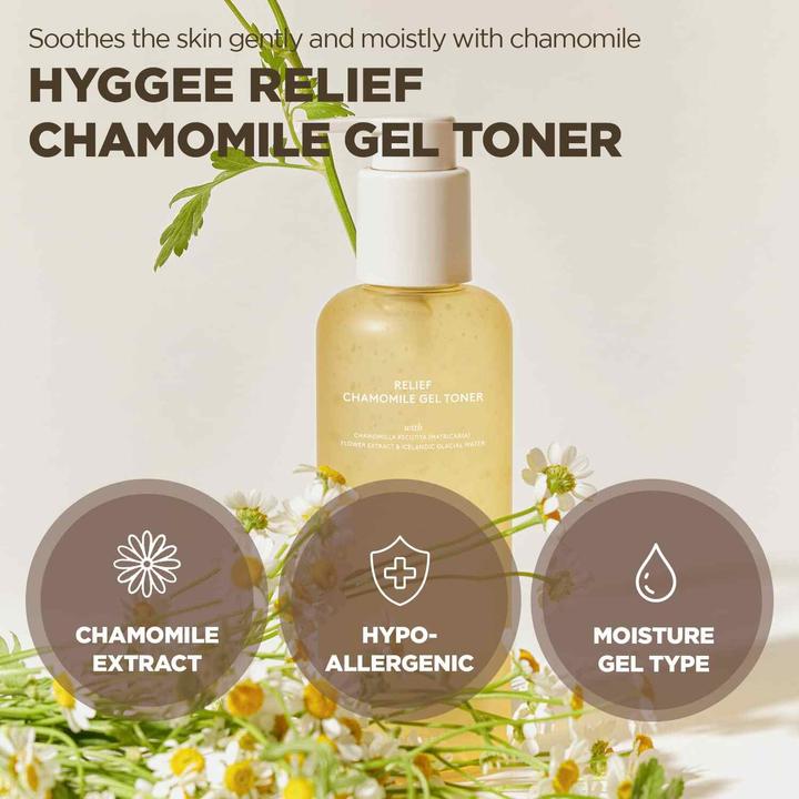 Actual product image Hyggee Relief Chamomile Gel Toner (200 ml, Face toner)