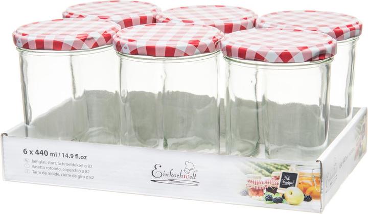 Actual product image Einkochwelt Preserve jars (6 pcs., 0.44 l)