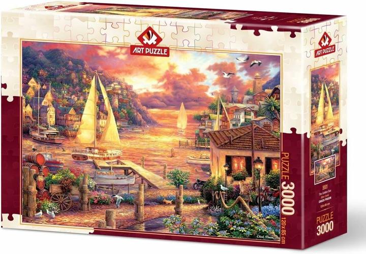 Immagine prodotto Heidi Cheese Line HeiDi Art Puzzle 3000 pz. 5524 Il mare d'oro di Chuck Pinson (3000 pezzi)