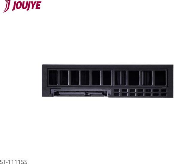 Produktbild Joujye ST-1111SS SATA mobile rack 8.9cm 3.5Zoll schwarz fuer 6.4cm 2.5Zoll HDD SATA SAS