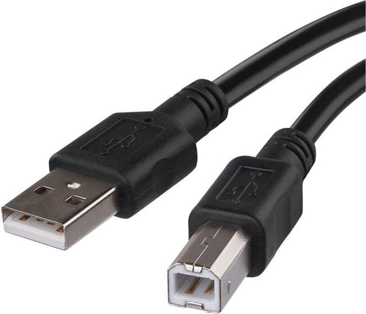Actual product image Emos USB cable 2.0 A plug - B plug 2m (2 m, USB 2.0)
