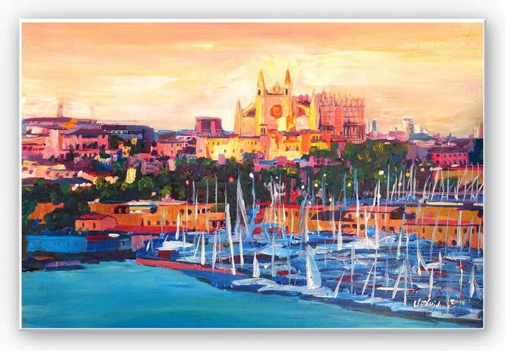 Immagine prodotto Trenddeko Bleichner - Cattedrale di Palma di Maiorca (30 x 20 cm)