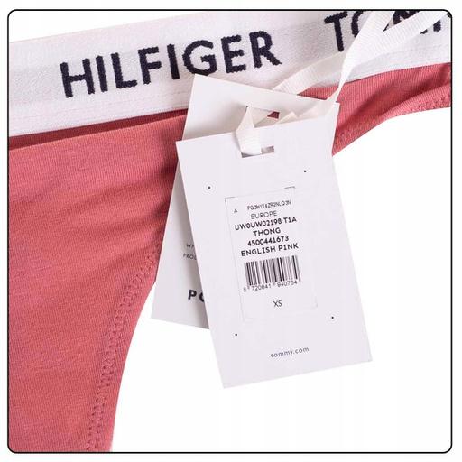 Produktbild Tommy Hilfiger Damen String Thong mit Stretch, Rosa (English Pink), S (S)