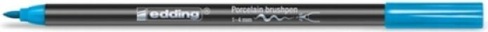 Image du produit Edding Crayon à peinture pour porcelaine Brushpen (Bleu clair, 4 mm, 1 x)