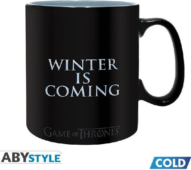 Actual product image No Name Game of Thrones Winter is here Mug (Thermo Effect) (460 ml, 1 x)