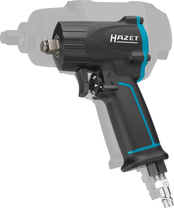 Produktbild HAZET Schlagschrauber ∙ extra kurz 9012M ∙ Lösemoment maximal: 1100 Nm ∙ Vierkant 12,5 mm (1/2 Zoll… (Druckluft)