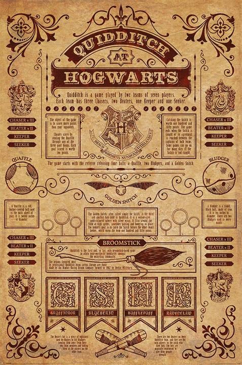 Produktbild Pyramid Harry Potter - Quidditch At Hogwarts (61 x 91 cm)