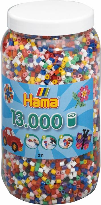 Produktbild Hama Perlen 211-00 Tub 13000 Beads Mix 00
