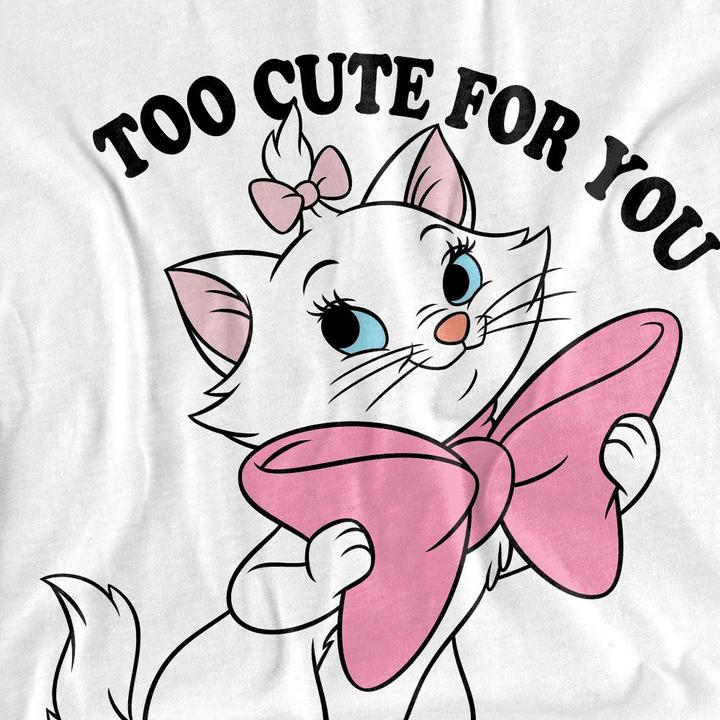 Immagine prodotto Disney Too Cute For You Maglietta San Valentino Marie Adulto Unisex (L)