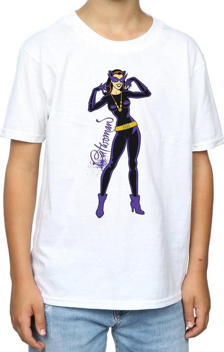 Image du produit - T-shirt CATWOMAN HAPPY POSE - Garçon (140, 146)