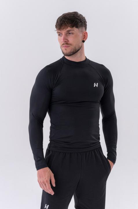 Produktbild Nebbia Functional T-shirt with long sleeves "Active" 328 black (XL)