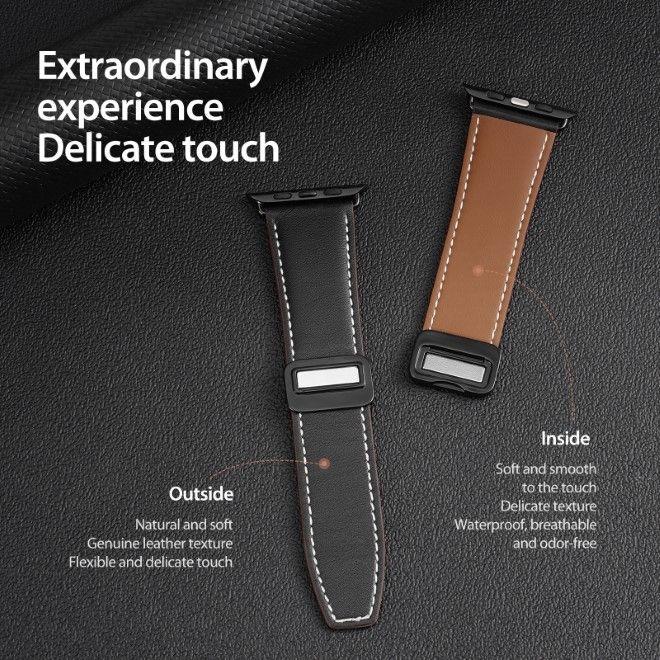 Actual product image Dux Ducis YA Strap (41 mm, 38 mm, 40 mm, Genuine leather)