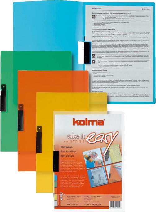 Actual product image Kolma Clip binder Easy A4 blue (A4, 1 x)