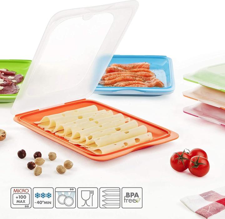 Produktbild Tatay 4-teiliges Aufschnitt-Boxen Set, stapelbar