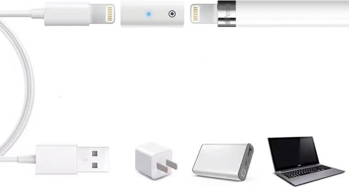 Actual product image PowerGuard Charge Adapter Apple Pencil 1st Gen Lightning female/female (Lightning, Lightning)