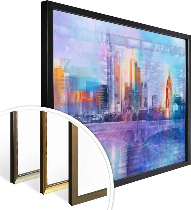 Produktbild Trenddeko Frankfurt am Main farbig (100 x 80 cm)