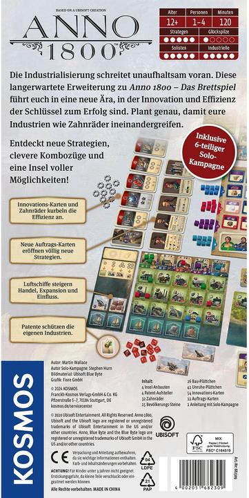 Produktbild Kosmos Anno 1800 - Die Erweiterung (Deutsch)