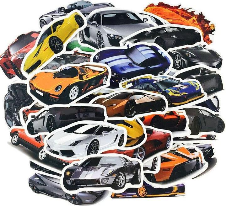 Actual product image JTI 50x Stickers and decals - Cars