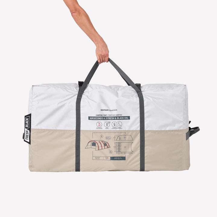 Immagine prodotto Quechua Secondi D'Aria (Tenda gonfiabile, 40.30 kg, 6 persone)