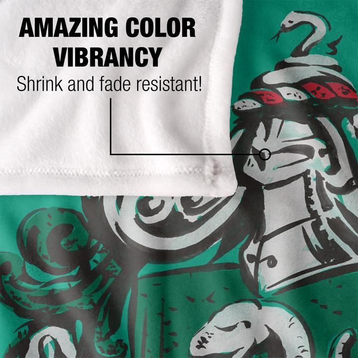 Actual product image Slytherin Painted Blanket