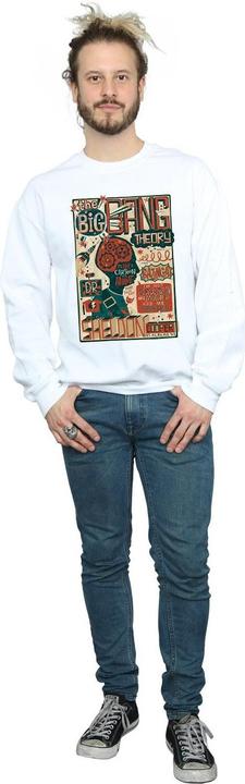 Produktbild Big Bang Theory Infografik Poster Baumwoll Sweatshirt (XL)