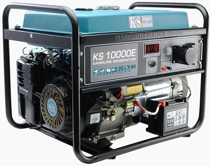 Produktbild Könner & Söhnen Benzin-Stromerzeuger KS 10000E, 8,0 kW (25 l)
