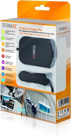 Actual product image Technaxx Family Car Charger TE14