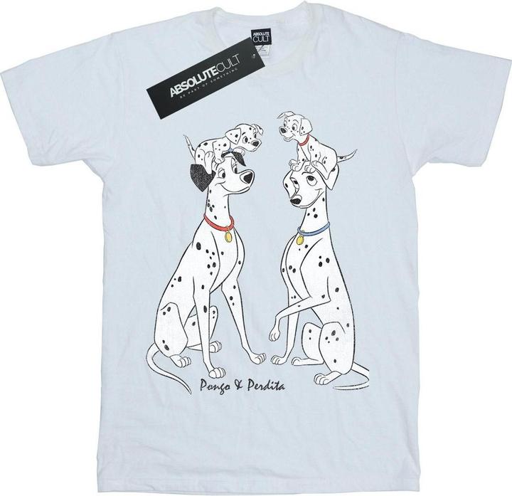 Immagine prodotto Disney 101 Dalmatians Classic Pongo And Perdita Maglietta Ragazzi (128)