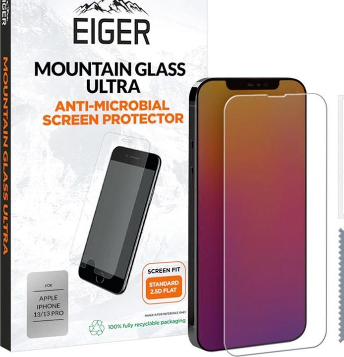 Actual product image Eiger Mountain Glass Ultra (1 Piece, Apple iPhone 13, Apple iPhone 14, Apple iPhone 13 Pro)