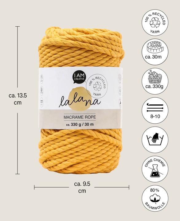 Actual product image Lalana Macrame Rope (30 m)