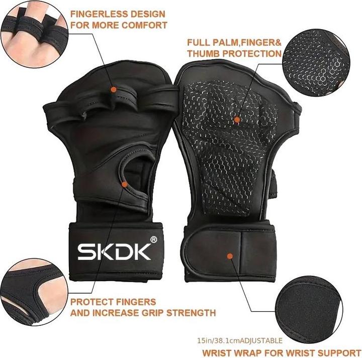 Image du produit Cbx Fitness-Handschuhe mit Handgelenkbandagen und Silikongel Grösse S (S)