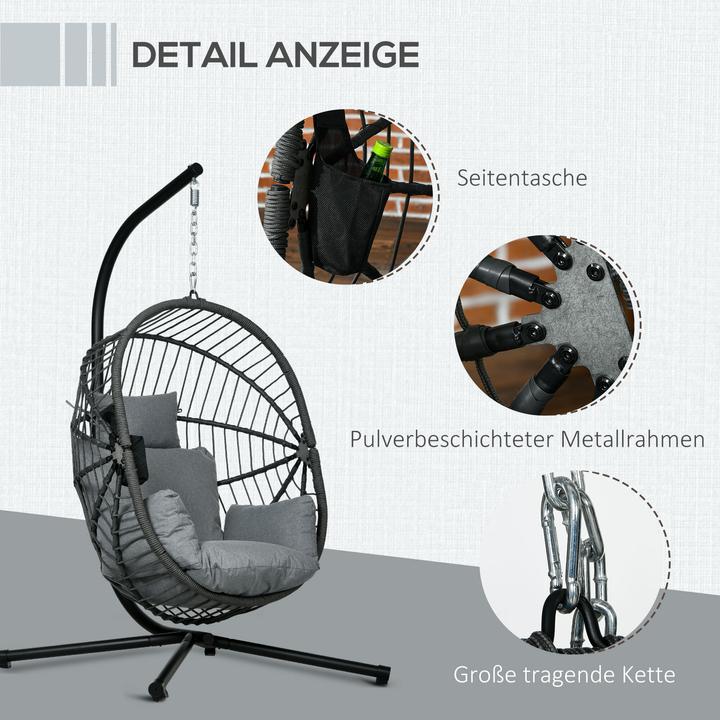 Actual product image Outsunny Hanging chair (120 kg)