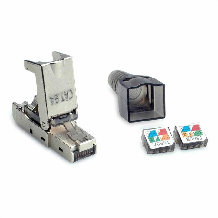 Image du produit Value à confectionner sur le terrain. RJ45 cat.6A STP (Câble réseau Connecteur)