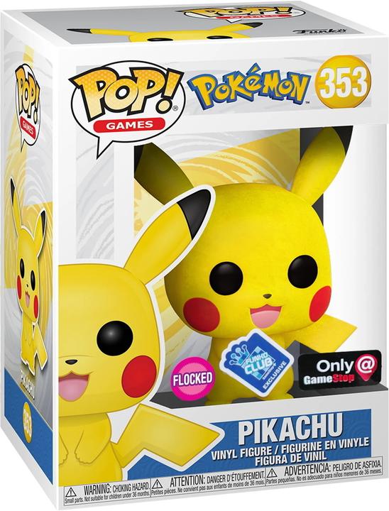 Immagine prodotto Ultra Pro Pokémon Pikachu Funko POP 353 Floccato Esclusivo Gamestop
