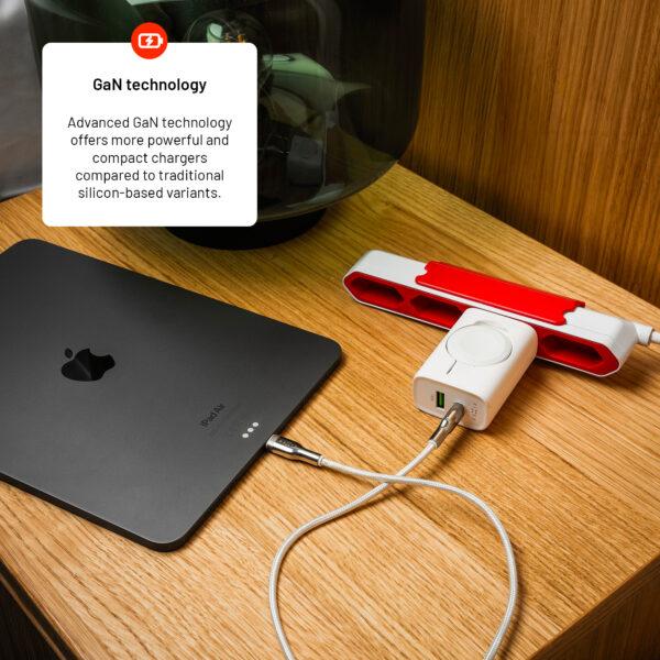 Immagine prodotto Fixed - MagFlip USB-C Charger 33W Apple Watch/USB-C/USB-A (33 W)