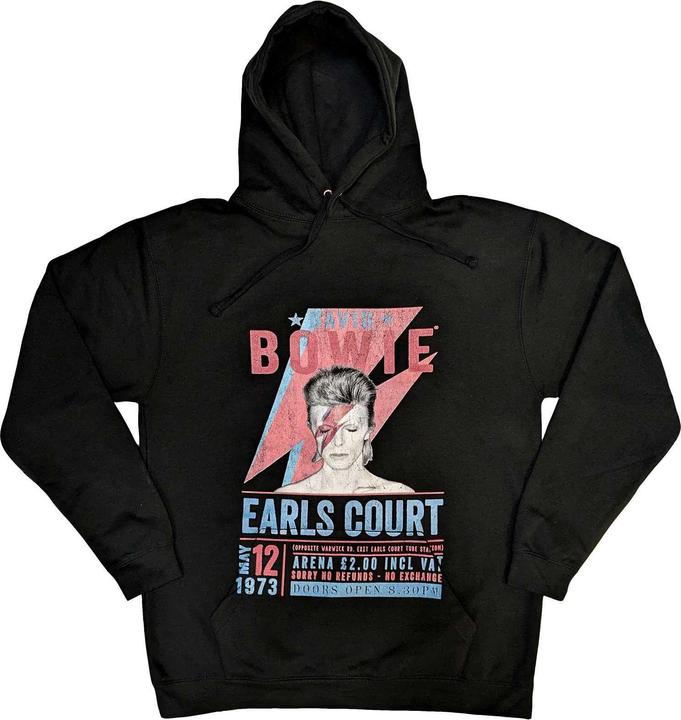Produktbild David Bowie Erwachsene Earls Court '73 Pullover Hoodie (M)