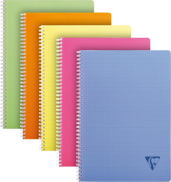 Actual product image Clairefontaine Spiral book (A4, Checked, Hardcover)