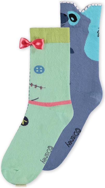Difuzed Lilo & Stitch - Unisex Novelty Socks (2Pack) - 35/38 (2er Pack, 35 - 38)
