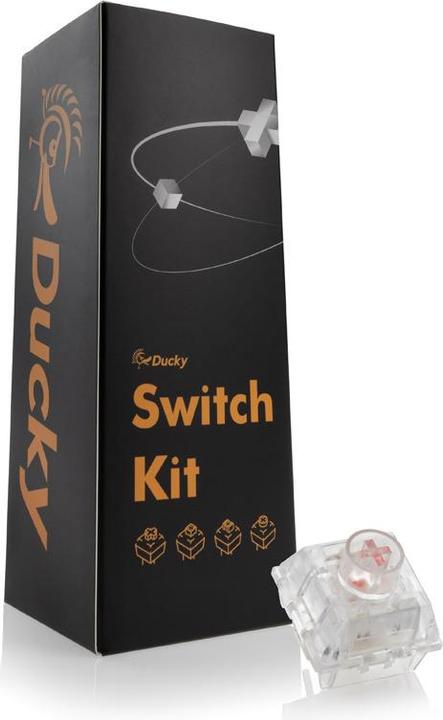 Actual product image Ducky TTC Heart Switch, mechanical, 3-pin, linear, MX stem, 42g - 110 pieces