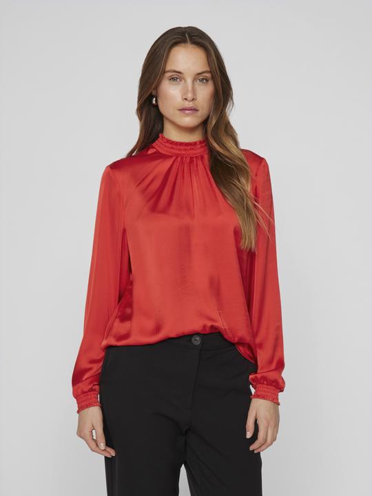 Actual product image Vila High Neck Top with Long Sleeves (44)