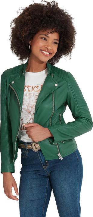 Immagine prodotto Joe Browns Giacca biker in pelle con colletto Grandad (38)