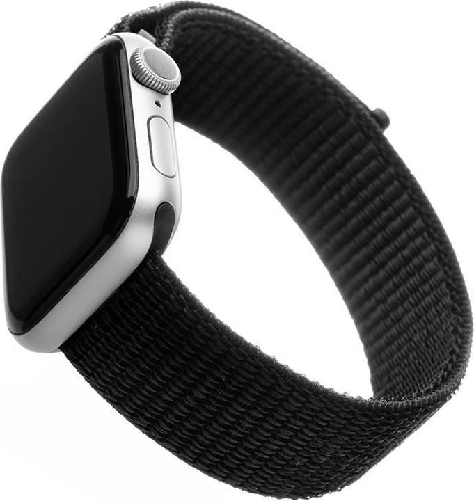 Produktbild Fixed - Nylon Strap 32mm - Apple Watch 1/2/3/4/5/6/7/8/9/10/SE/SE 2 (38/40/41/42mm) - Black (Nylon)