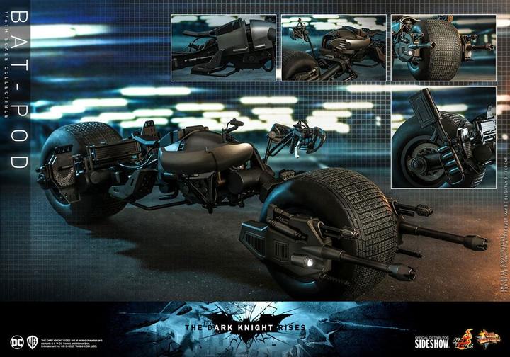 Actual product image Hot Toys Batman - The Dark Knight Rises "Bat-Pod" Movie Masterpiece Vehicle