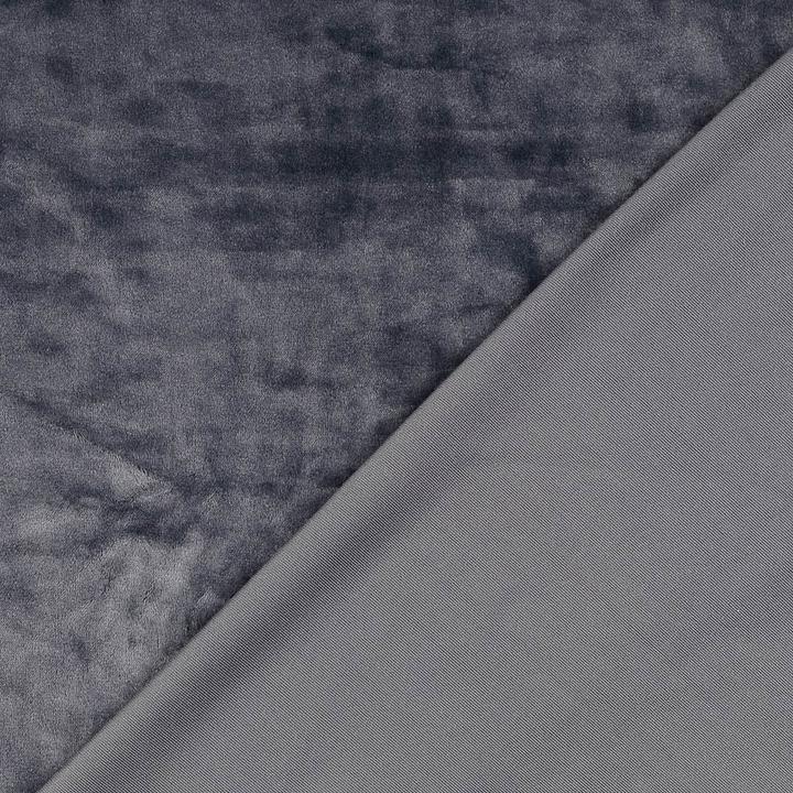 Image du produit Stoffrestposten Nicki Sport Jersey - Anthracite - quantité minimale de vente : 1 mètre